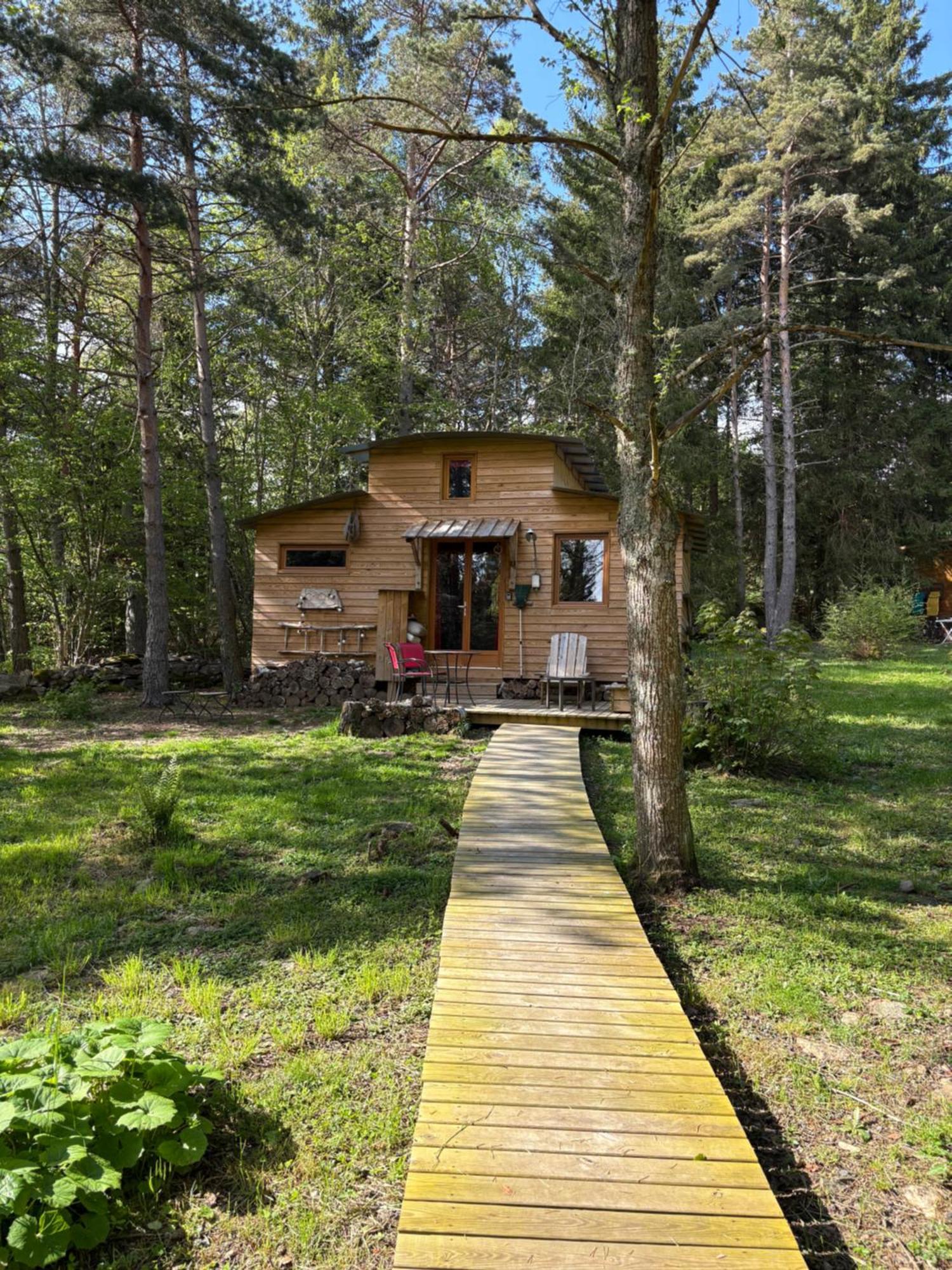Chalet Cricri Domaine De La Mamounette Champclause Exterior foto